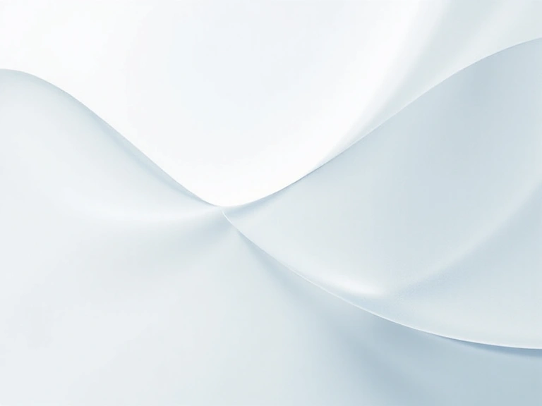 An abstract, clean, and minimalist representation of quality and purity, featuring subtle geometric shapes and pristine textures.