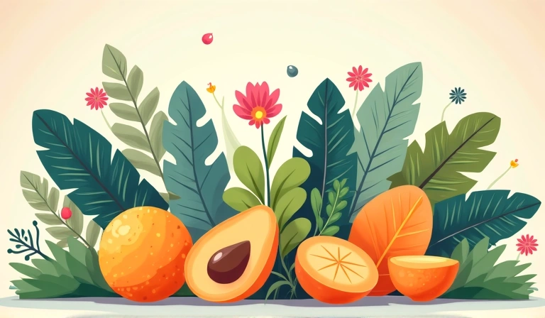 Abstract image representing natural immunity boosters