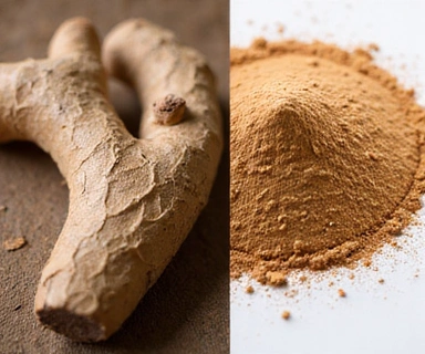 Maca Root powder and fresh root